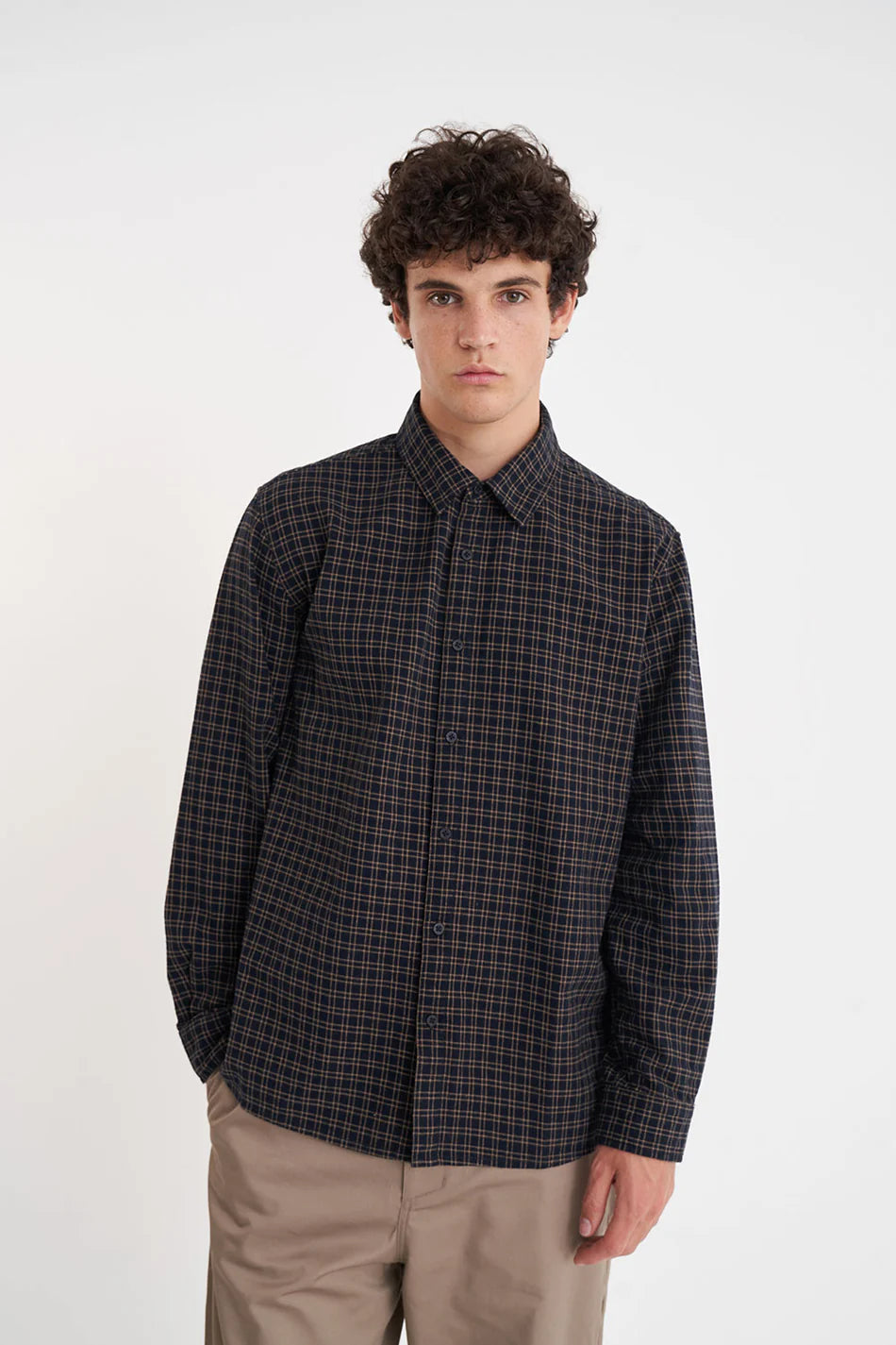 OG CHECK SHIRT - NAVY