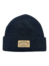 Load image into Gallery viewer, RSE KNIT WORD BEANIE - ASPHALT
