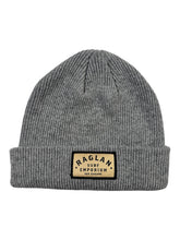 Load image into Gallery viewer, RSE KNIT WORD BEANIE - GREY
