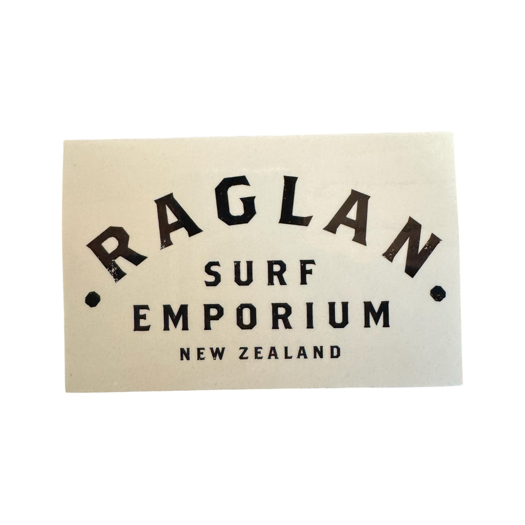 SMALL RSE WORD STICKER BLACK
