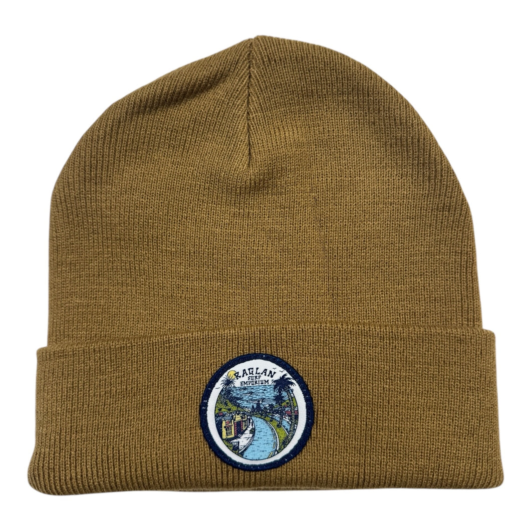 RSE CUFF TOWN BEANIE - CAMEL