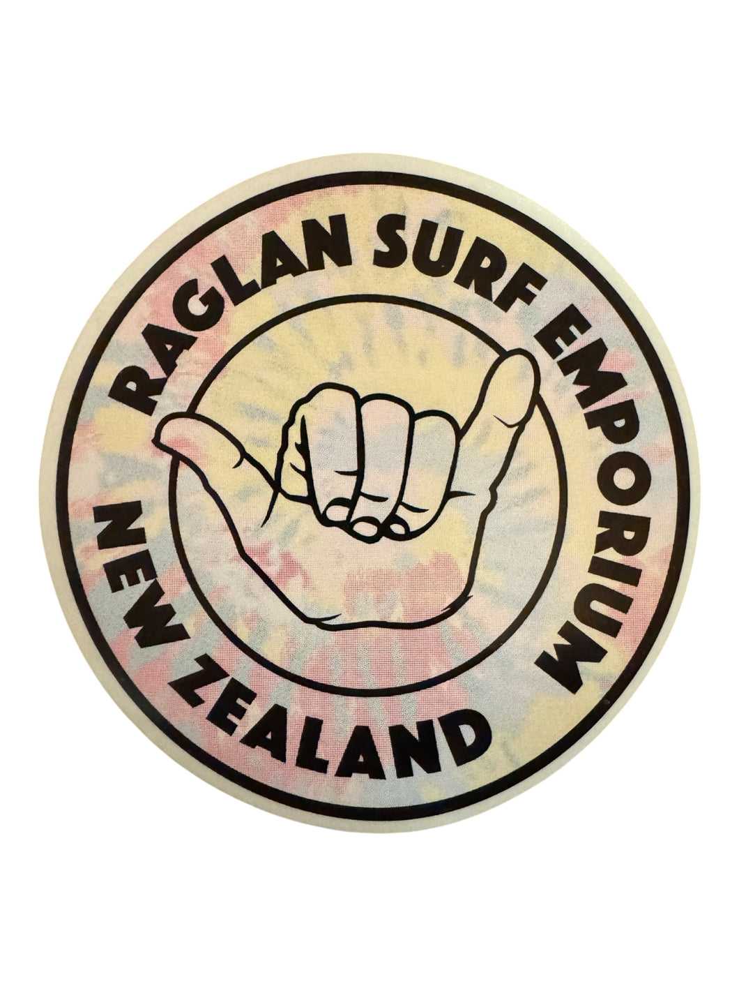 Small RSE Shaka Tie Dye Sticker