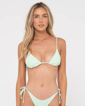 Load image into Gallery viewer, SANDALWOOD SLICK TRIANGLE BIKINI TOP - FRESH MINT
