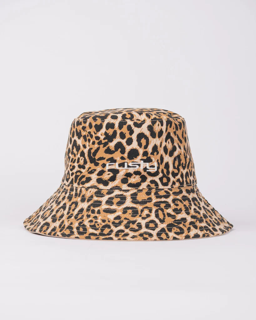 LENNIE LEOPARD REVERSIBLE BUCKET HAT