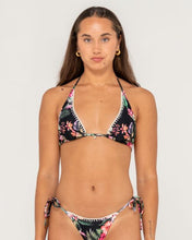 Load image into Gallery viewer, HEIDI FLORAL HALTER BIKINI TOP
