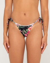 Load image into Gallery viewer, HEIDI FLORAL MIDI TIES BIKINI BOTTOM
