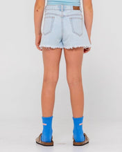 Load image into Gallery viewer, PENNY KICK FLARE DENIM SHORT GIRLS - SBH
