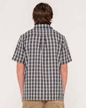 Load image into Gallery viewer, DATSUN CHECK SHORT SLEEVE SHIRT - BLK
