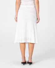 Load image into Gallery viewer, ROMA LOW RISE LACE MIDI SKIRT
