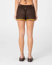 Load image into Gallery viewer, RAG STRIPE MESH BOOTY SHORT
