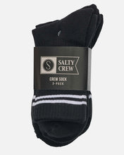 Load image into Gallery viewer, STRIPE ALPHA SOCK 3 PK
