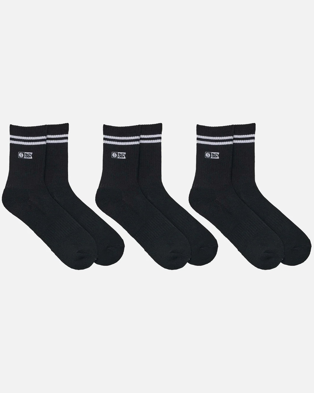 STRIPE ALPHA SOCK 3 PK