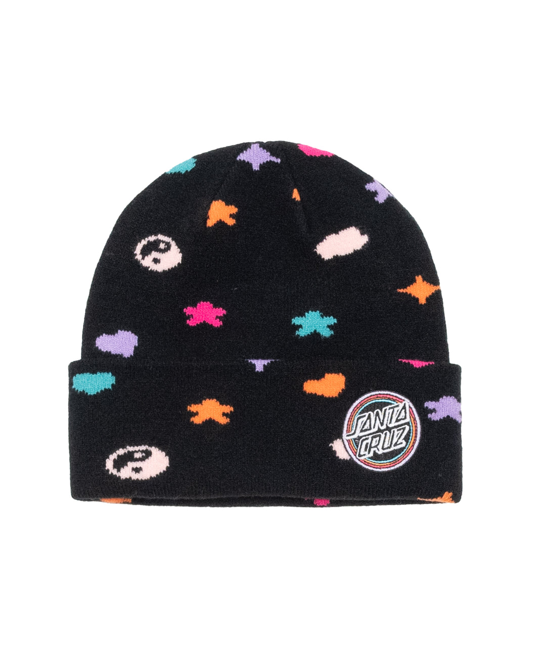 BOW DOT PATCH BEANIE - GIRLS