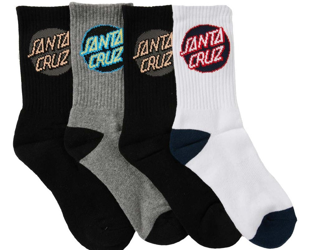 OTHER DOT YOUTH SOCKS - BLK/WHT/CHAR