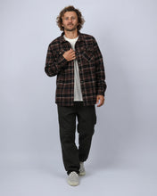 Load image into Gallery viewer, CANYON SHERPA FLANNEL - COFFEE
