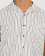 Load image into Gallery viewer, BEAT STRIPE SS SHIRT - natural
