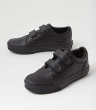 Load image into Gallery viewer, VANS KIDS OLD SKOOL V CLASSIC - BLKMONO
