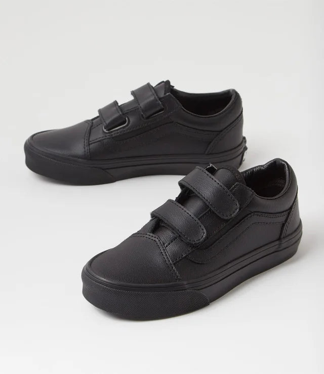 VANS KIDS OLD SKOOL V CLASSIC - BLKMONO