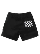 Load image into Gallery viewer, Boys Yin Yang Beach Short - Black Check
