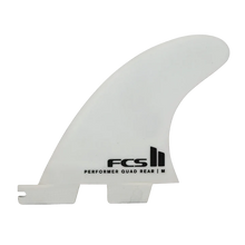Load image into Gallery viewer, FCS II PERF PG QUAD REAR FINS WHITE

