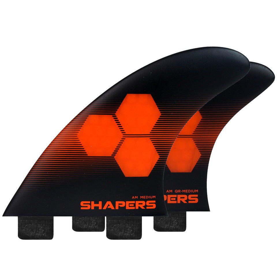 SHAPERS AM1 CORELITE MEDIUM 5 FIN SET SINGLE TAB