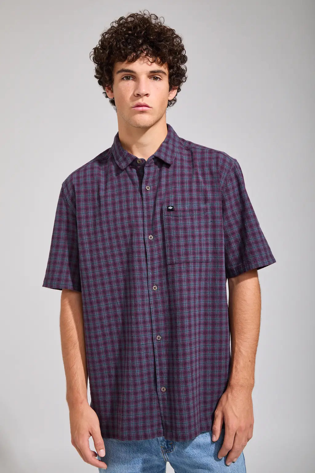 CLASSIC SURF WASHED L/S SHIRT - PINE NIGHT