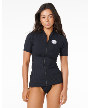 PREMIUM SURF ZIP THRU SS - BLK