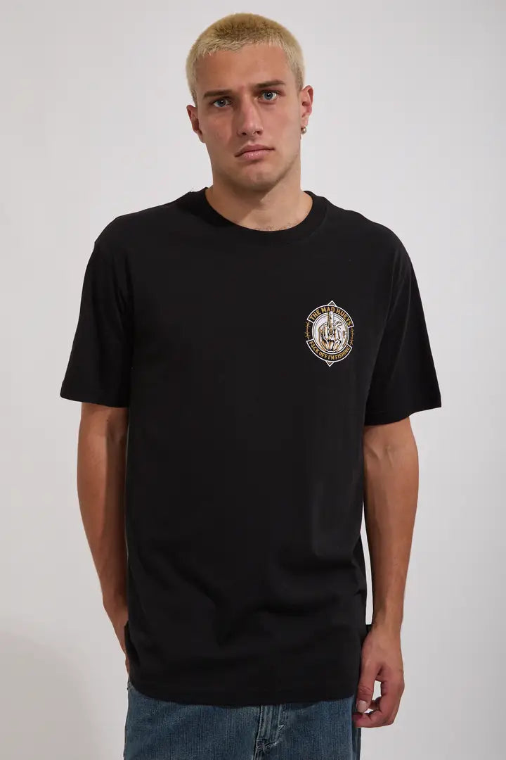 FK OFF FISH ON SS TEE BLK