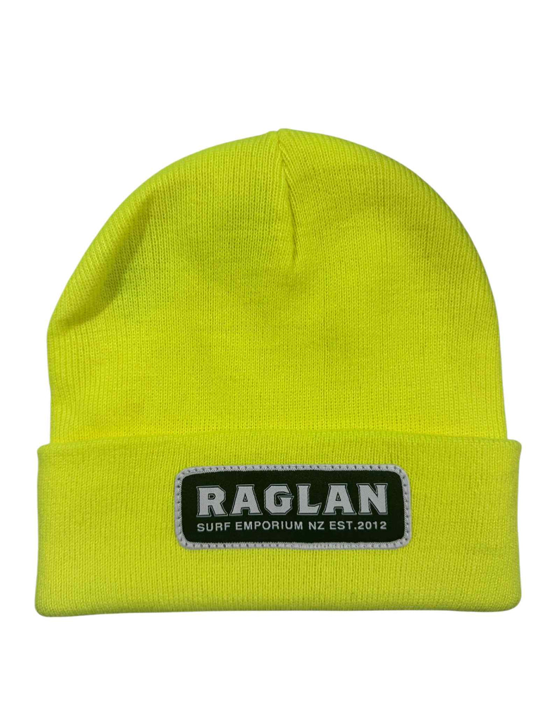 RSE CUFF BEANIE FLURO YELLOW