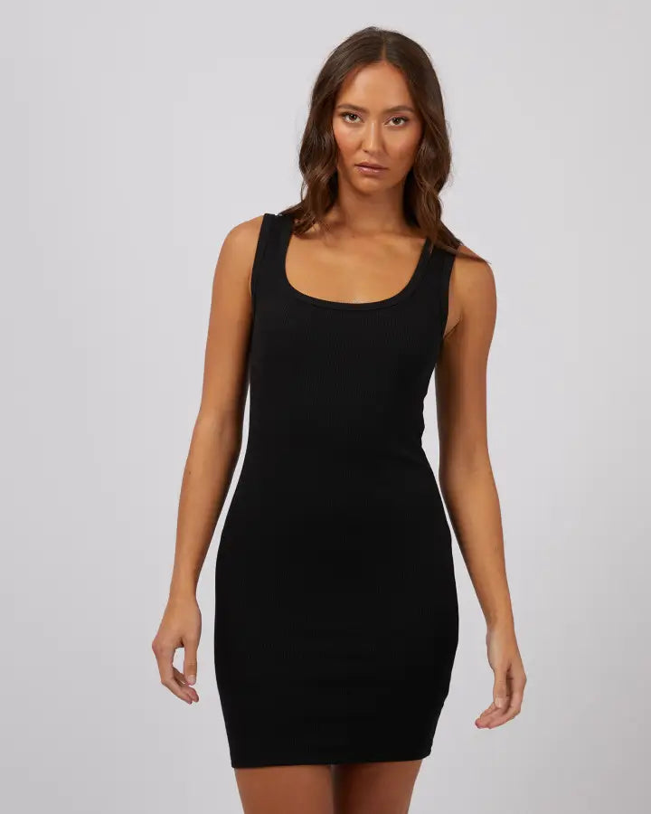 HAZEL MINI DRESS - BLACK