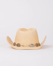 Load image into Gallery viewer, HOWDY COWBOY STRAW HAT - NATURAL
