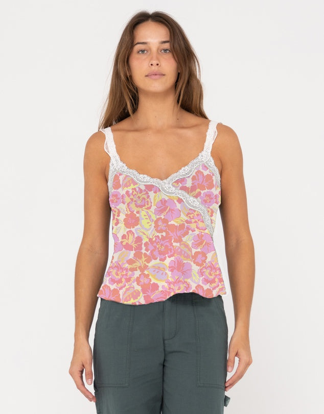 MAISON SHEER SLIM FIT CAMI TOP