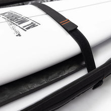 Load image into Gallery viewer, O&amp;E HYPA FISH / SHORT  TRAVEL COVER - 2 BOARD BLACK 6&#39;4&quot;
