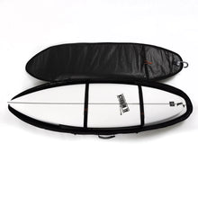 Load image into Gallery viewer, O&amp;E HYPA FISH / SHORT  TRAVEL COVER - 2 BOARD BLACK 6&#39;4&quot;
