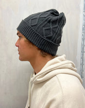 Load image into Gallery viewer, RSE KNOT CABLE BEANIE - CHARCOAL
