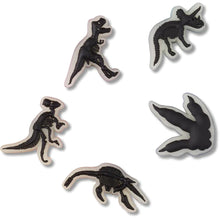 Load image into Gallery viewer, JIBBITZ GLOW IN THE DARK DINO 5 PACK
