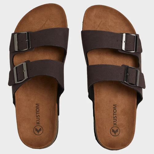 KUSTOM MENS DUO SLIDE - brown