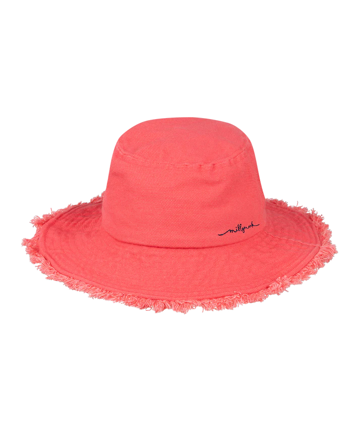 MILLYMOOK GIRLS FLOPPY HAT - NAROOMA WATERMELON