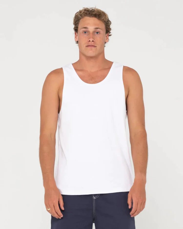 RIBBED TANK - WHITE