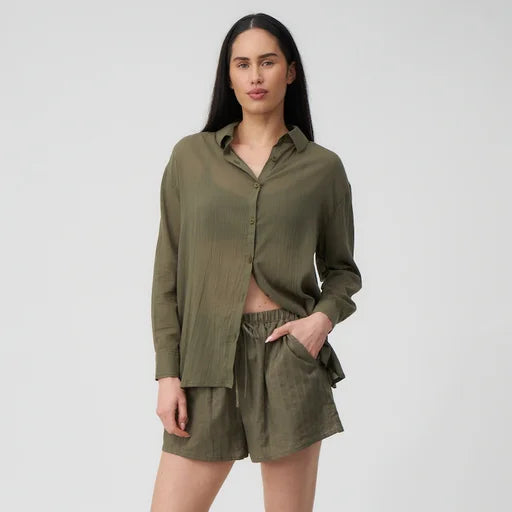 Havana Shirt - Washed Olive