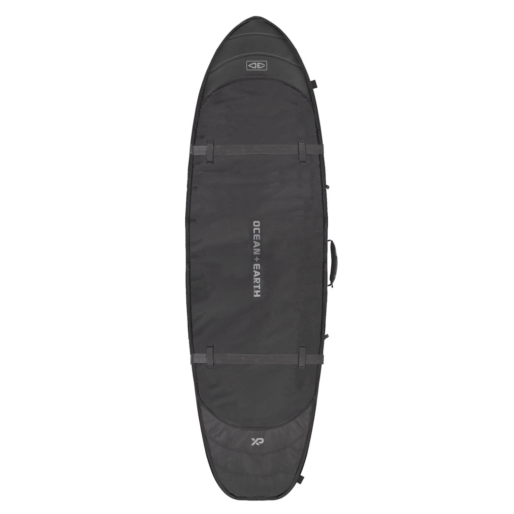 O&E HYPA FISH / SHORT  TRAVEL COVER - 2 BOARD BLACK 6'4
