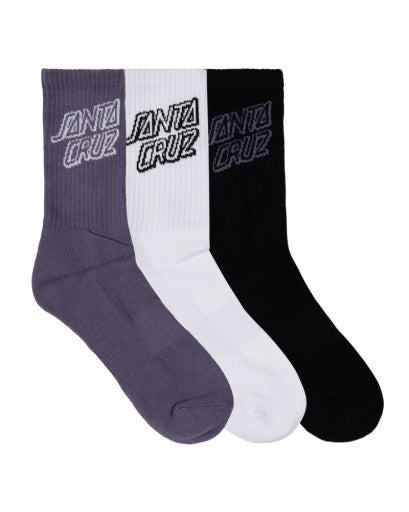 SC STACK MONO CREW SOCK 3 PACK