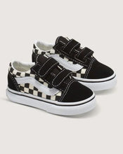Load image into Gallery viewer, TODDLER VANS OLD SKOOL V - PRIMARY CHECK
