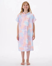 Load image into Gallery viewer, TIE DYE HOODED TOWEL - GIRL
