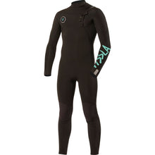 Load image into Gallery viewer, VISSLA BOYS 7 SEAS 4-3 FULL CHEST ZIP - BLK
