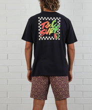 Load image into Gallery viewer, Border Check Tee - Midnight
