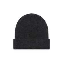 Load image into Gallery viewer, RSE KNIT WORD BEANIE - ASPHALT
