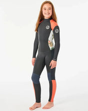 Load image into Gallery viewer, Junior Girl&#39;s Dawn Patrol 4/3 Back Zip Wetsuit
