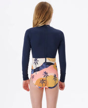 Load image into Gallery viewer, MELTING WAVES LS SURF SUIT - GIRLS
