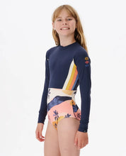 Load image into Gallery viewer, MELTING WAVES LS SURF SUIT - GIRLS
